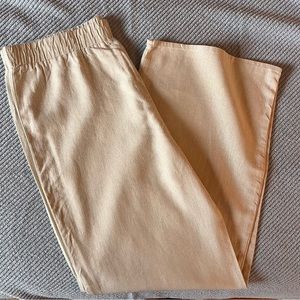 Straight Leg Linen Pants
